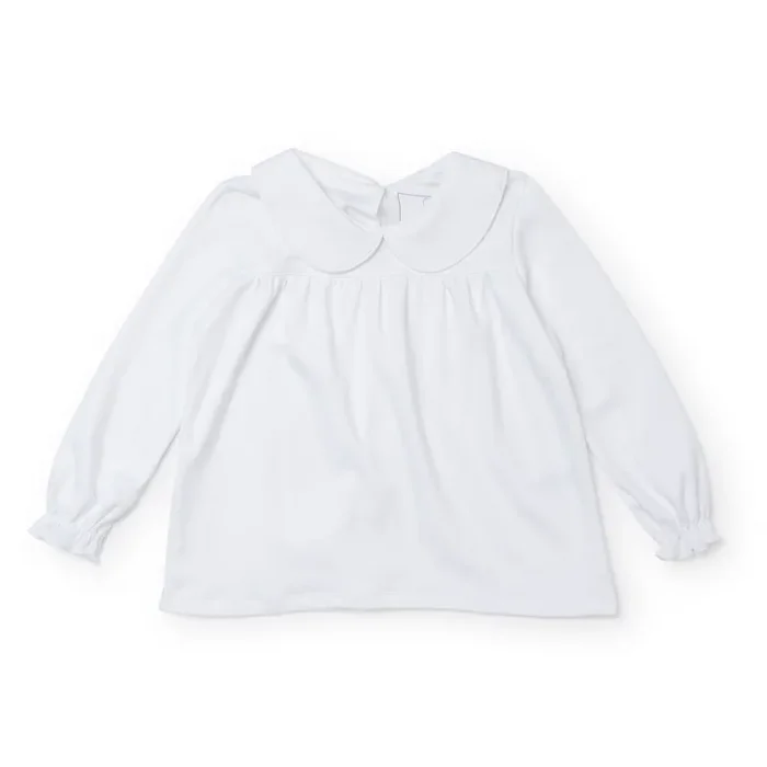 Morgan Longsleeve Peter Pan Collar Top
