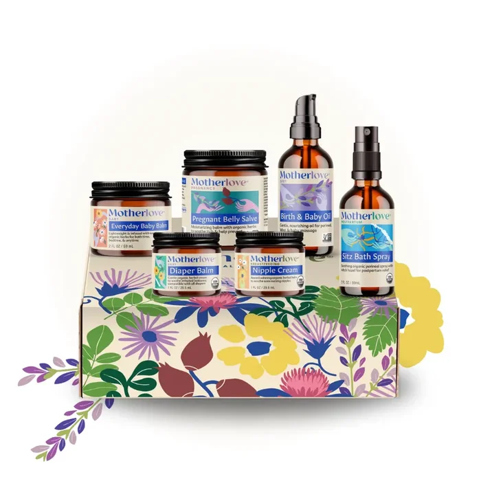 Motherlove Bump to Baby Box – Complete Organic Maternity & Newborn Care Collection