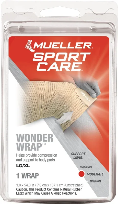 MUELLER WONDER WRAP BEIGE SIZE LGE X LGE 1 PACK