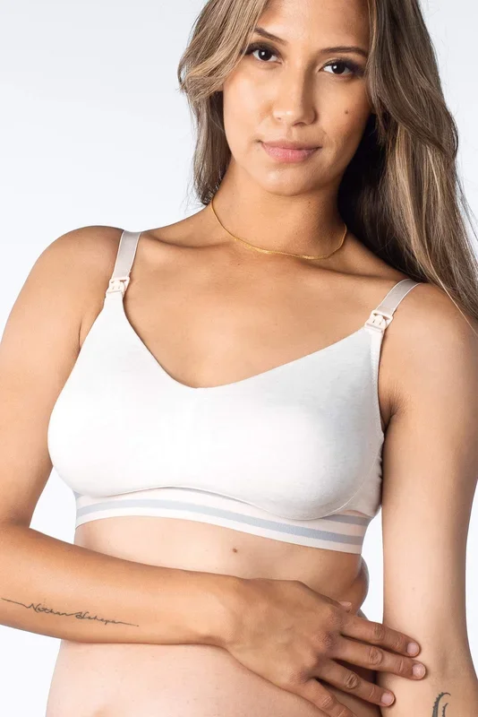 Multifit Schwangerschafts- und Still BH aus Baumwolle offwhite