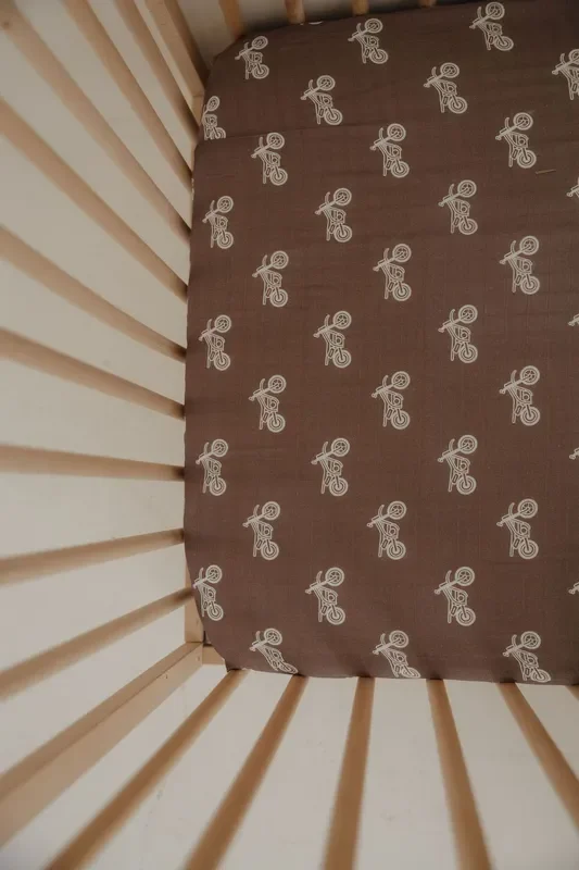 Muslin Crib Sheet | Dirt Bike