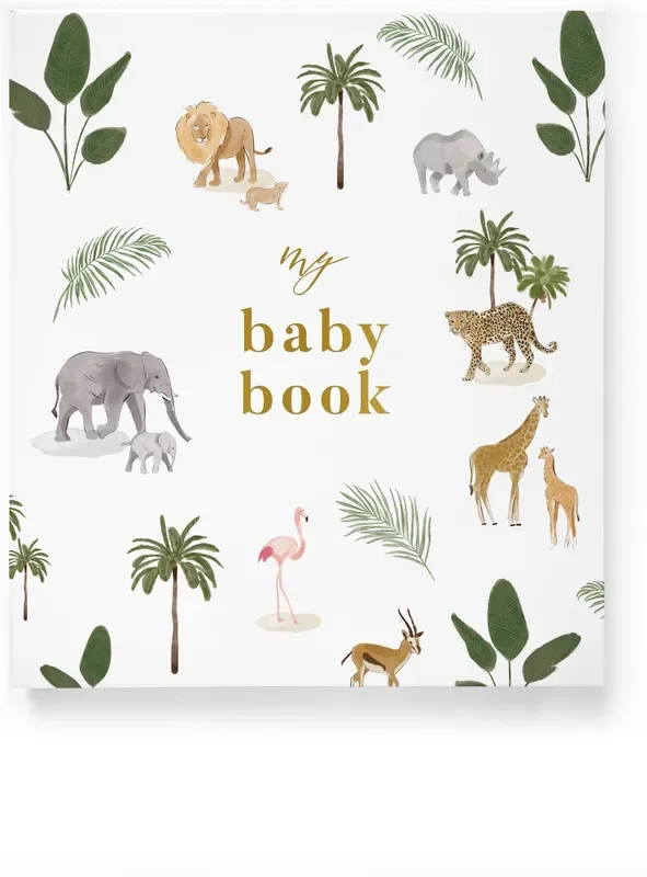 My Baby Book – Baby Memory Book – Jungle