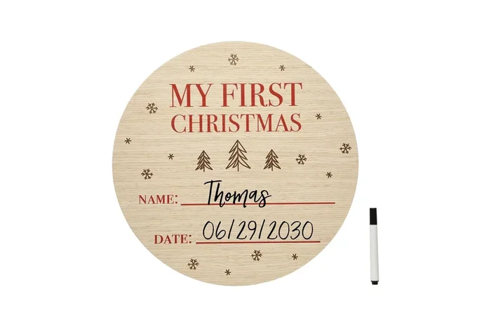 My First Christmas Photo Prop