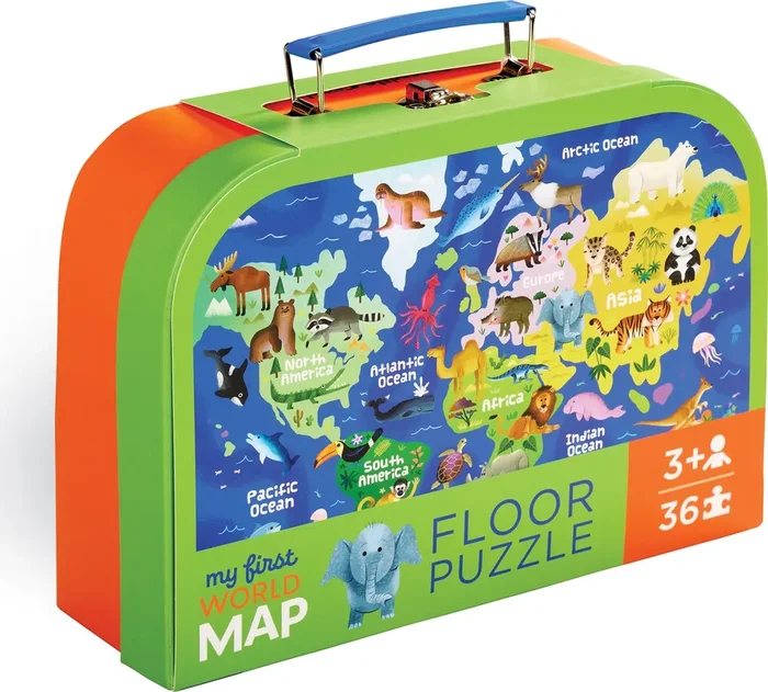 My First World Map Floor 36 pc Puzzle Age 3+
