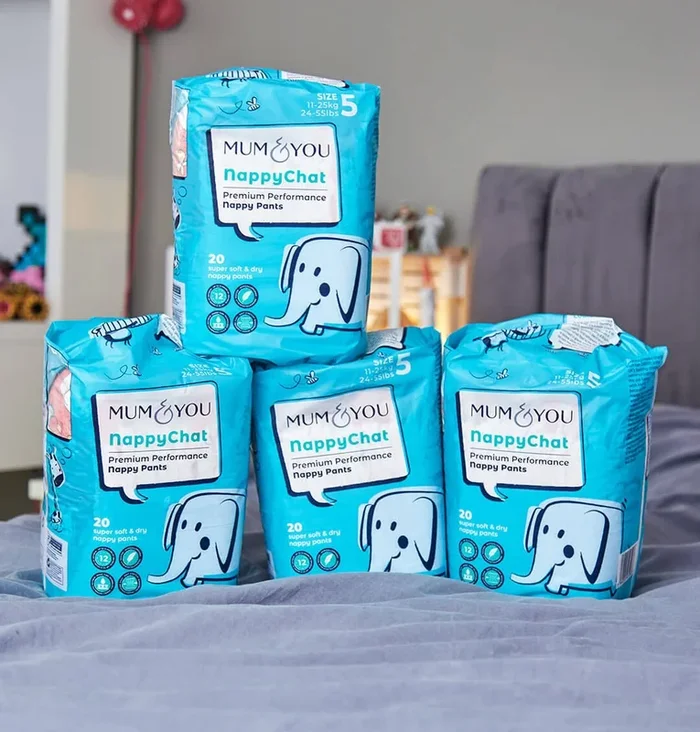 Nappychat Nappy Pants 4 pack size 5