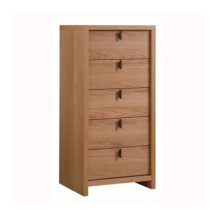 Natart Linea 5 Drawer Lingerie Chest – Natural Oak