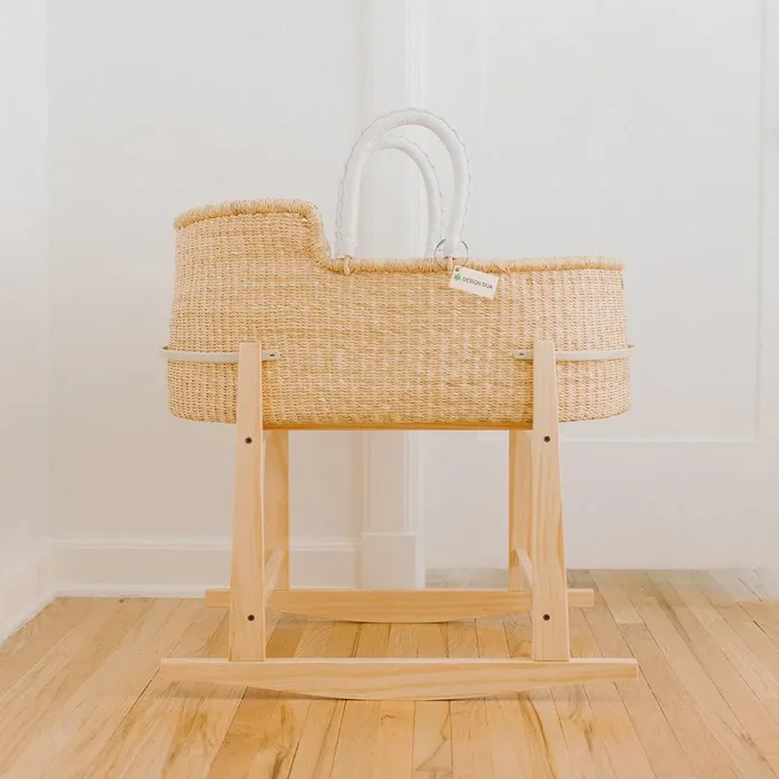 Natural Rocking Bassinet Stand