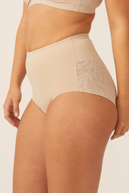Naturana Post Partum Shaper with lace, light almond