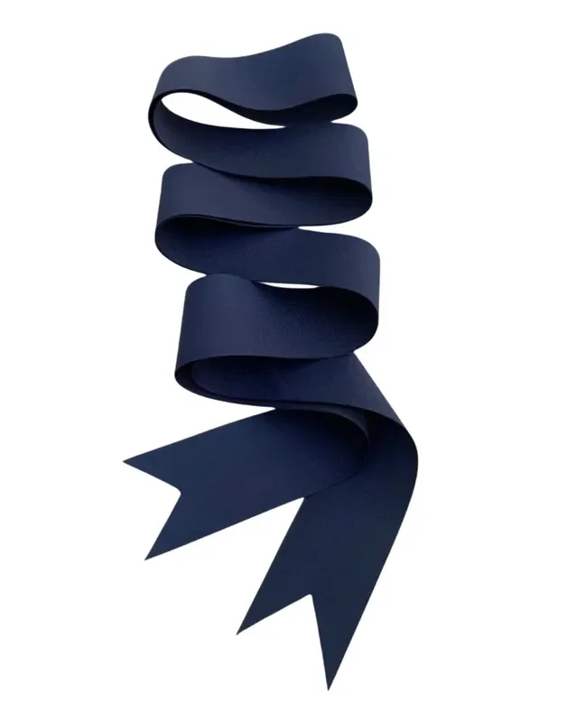 Navy Grosgrain Ribbon – Long