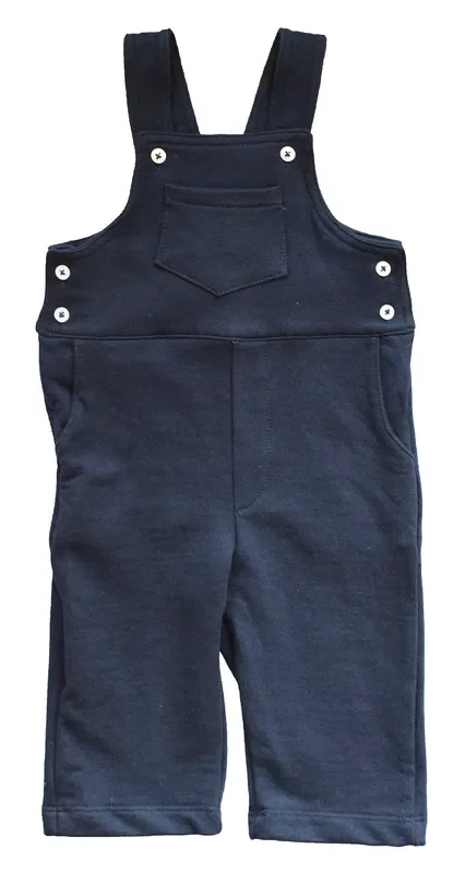 Navy Knit Dungaree
