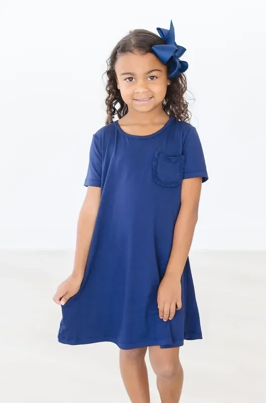 Navy T-Shirt Dress