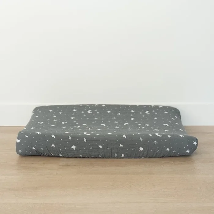 Night Sky Muslin Changing Pad Cover