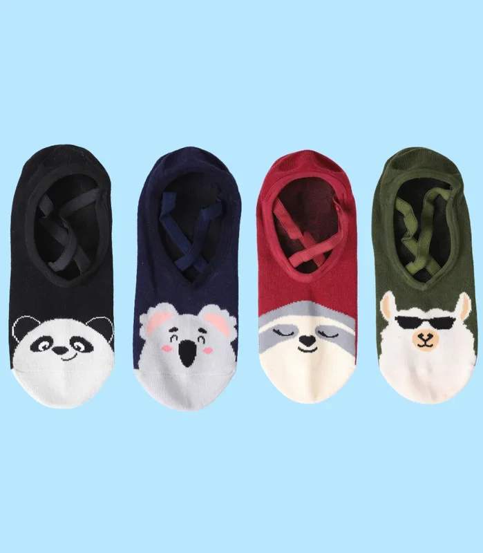 Non-Slip Women’s Hospital Socks (Animals)