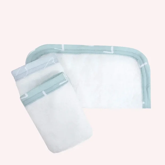 Nordic 3 Pack Facewasher – Sky Mint