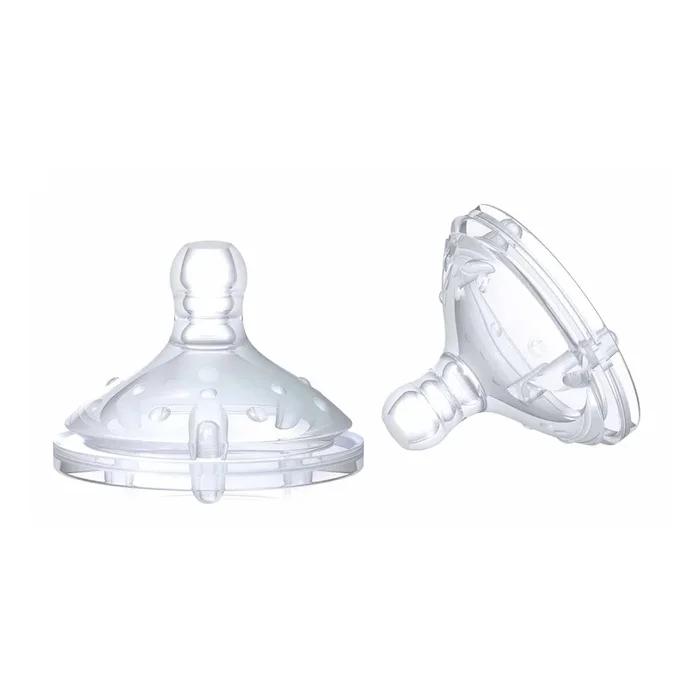 Nuby 2 Pack Slow Flow Replacement Nipple
