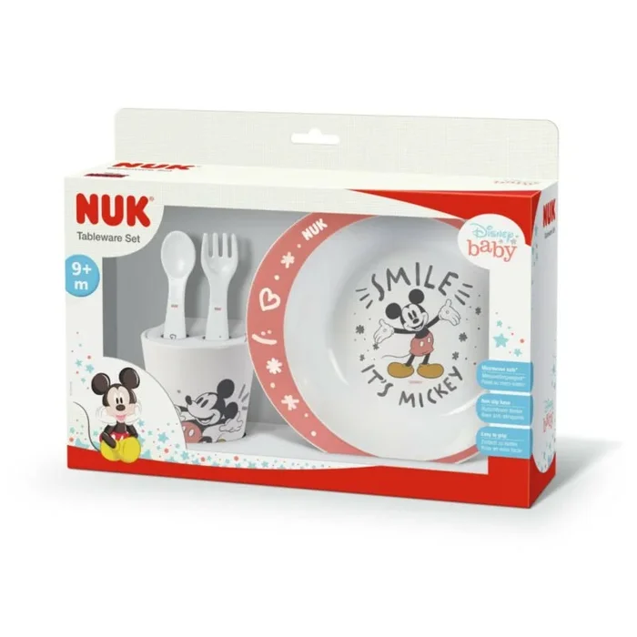 NUK MICKEY MOUSE TABLEWARE SET 4PC