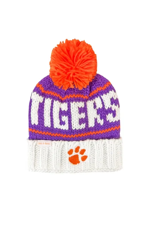 Officially Licensed Clemson Tigers Bobble Hat (baby, Toddler, Kid)