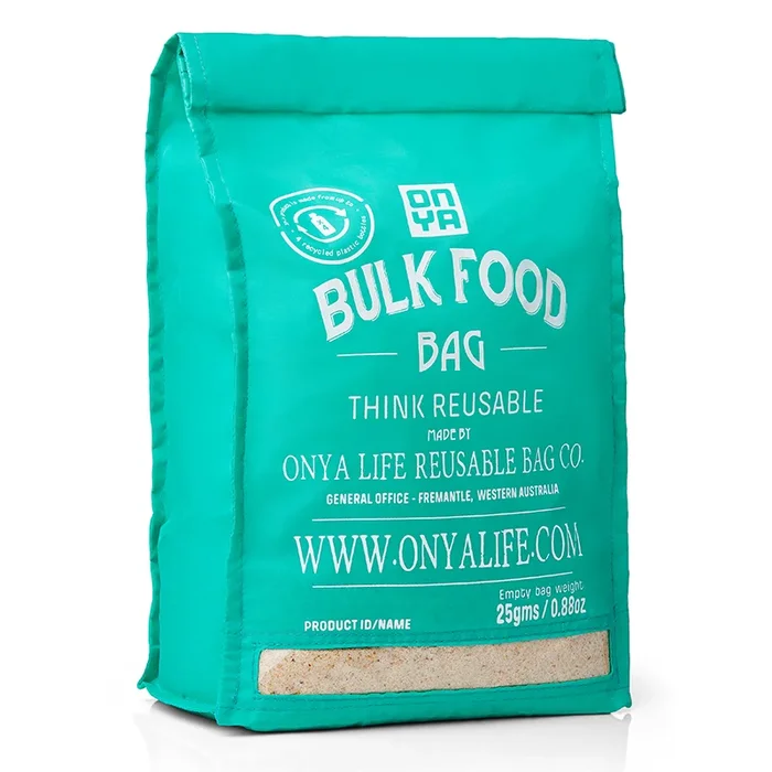 Onya Bulk Food Bags – Aqua (Large)