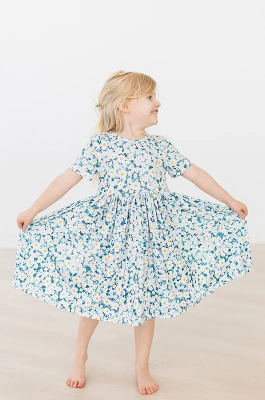 Oopsie Daisy S/S Pocket Twirl Dress