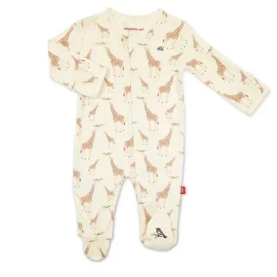Organic Cotton Magnetic Footie – Jolie Giraffe