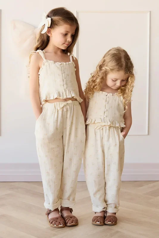 Organic Cotton Muslin Cordelia Pants – Pauline Chamomile