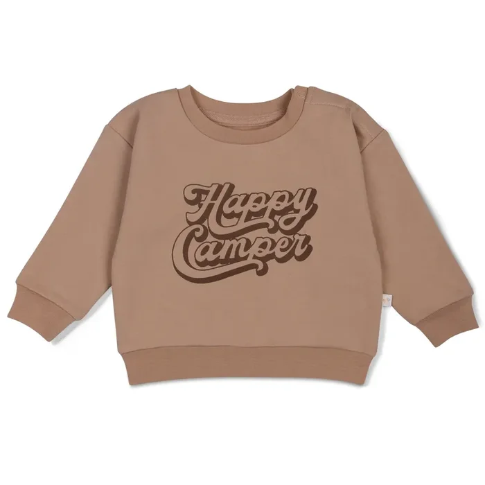 Organic Fleece Sweatshirt – Happy Camper