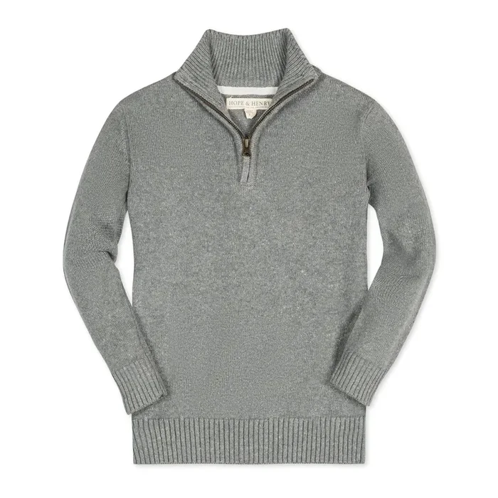 Organic Half Zip Sweater