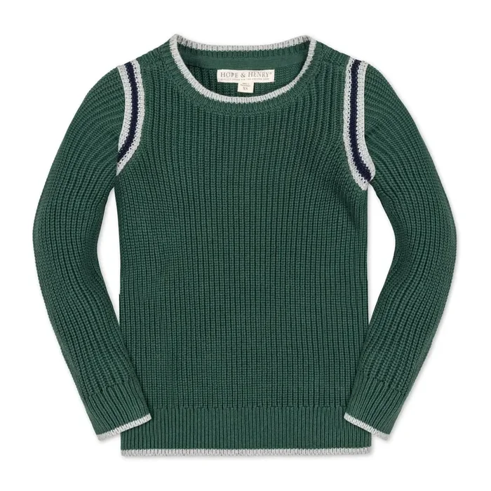 Organic Sporty Crew Neck Sweater – Baby