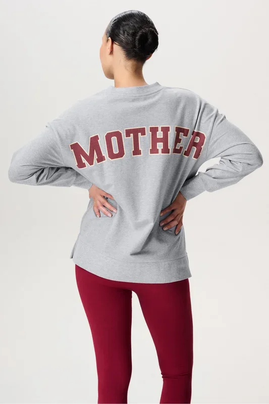 Organic Statement Umstands- und Still-Sweater hellgrau