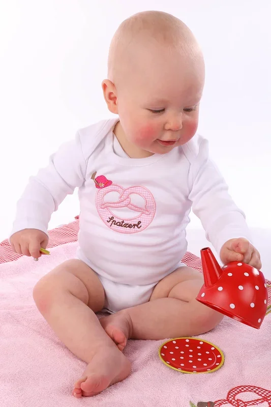 Organic traditional bodysuit Spatzerl with Tyrolean hat