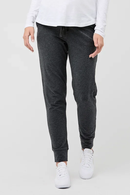 Organic Umstands-Jogginghose dunkelgrau