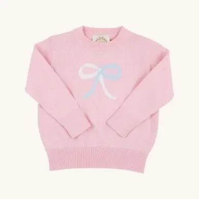 Palm Beach Pink/Bow Isabelle’s Intarsia Sweater