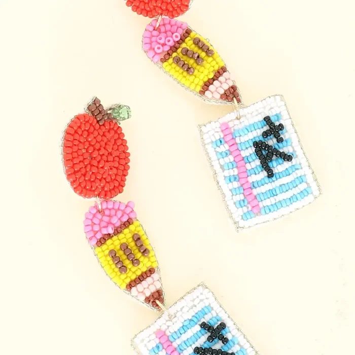 Paper & Pencil Teacher Appreciation Earrings