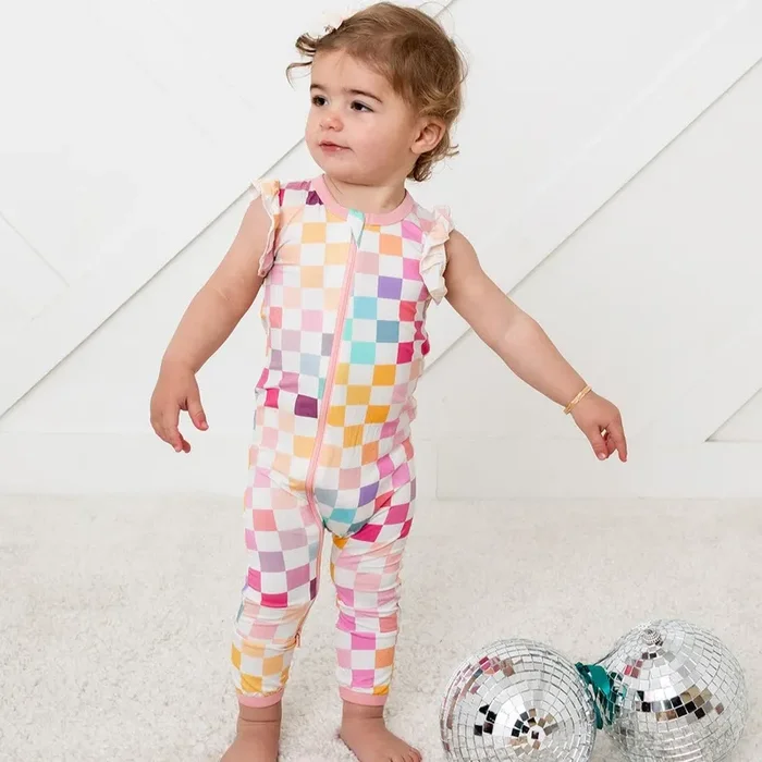Pastel Checks Coverall