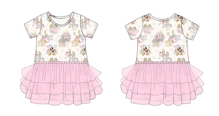Pastel Park (cotton Candy) – Tutu Dress