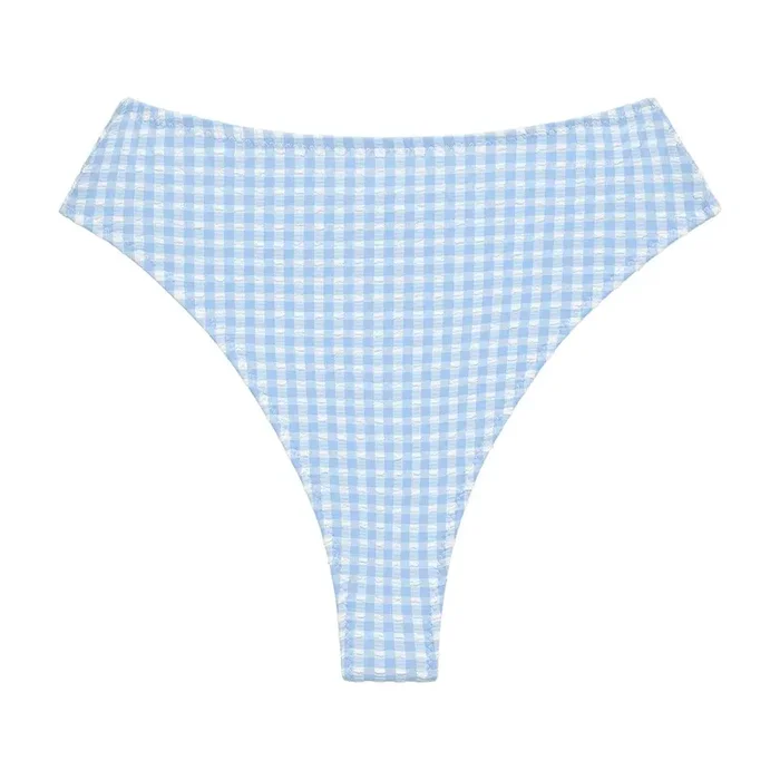 Peri Micro Gingham Paula Bikini Bottom