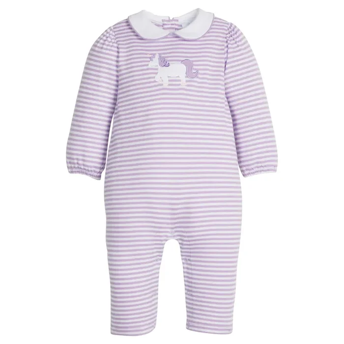 Peter Pan Applique Romper – Unicorn