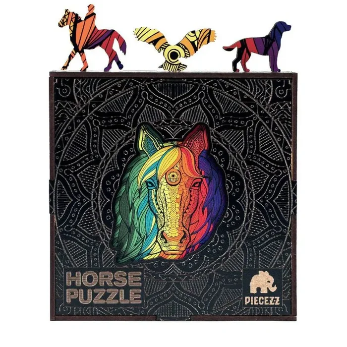 Piecezz Wooden 70 Piece Puzzle – Horse
