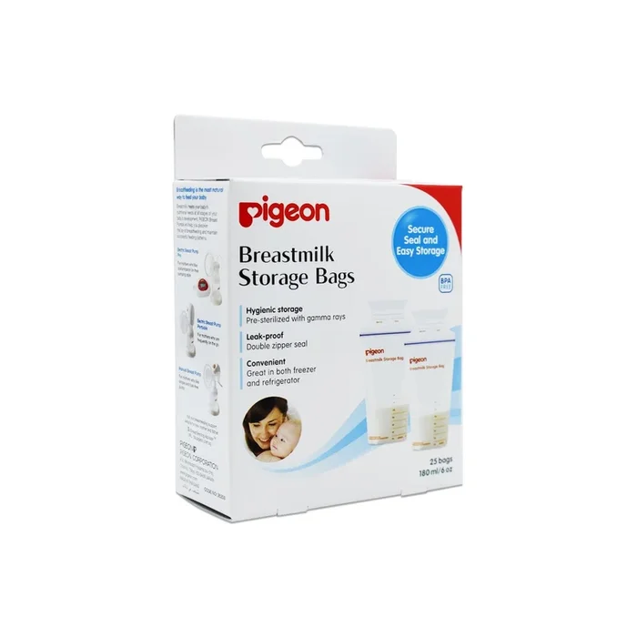 Pigeon Breast Milk Storge Bag Zip Lock 25 Pieces