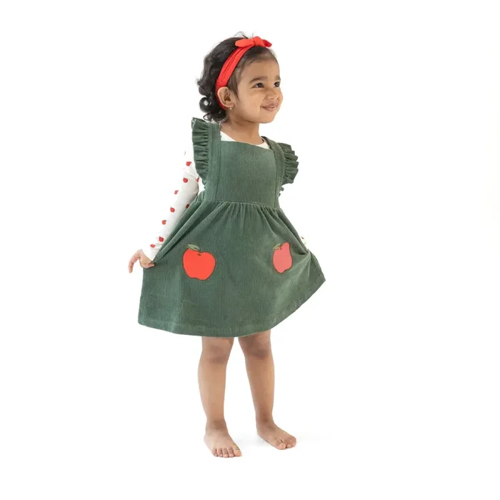 Pinafore Dress And Bloomer