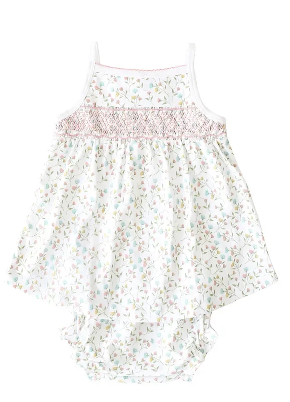 Pink Arabella Smocked Tank Dress