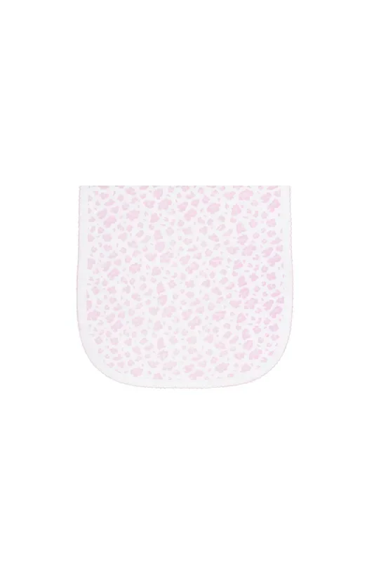 Pink Cheetah Print Burp Cloth