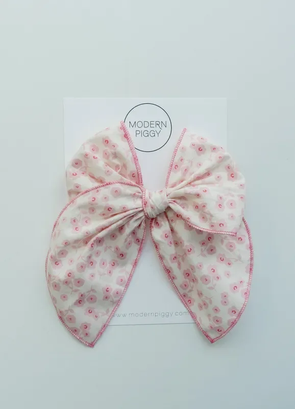 Pink Daisy | Party Bow