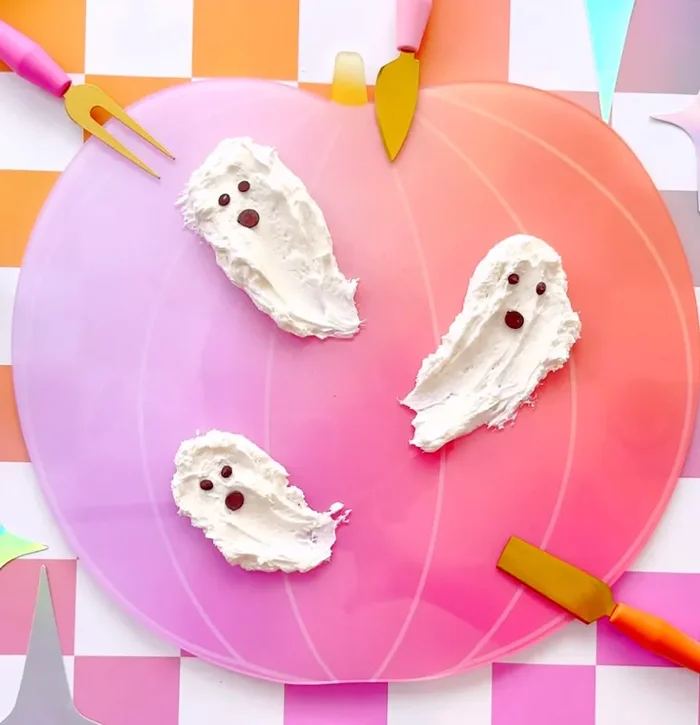 Pink Ombre Pumpkin Serving Tray