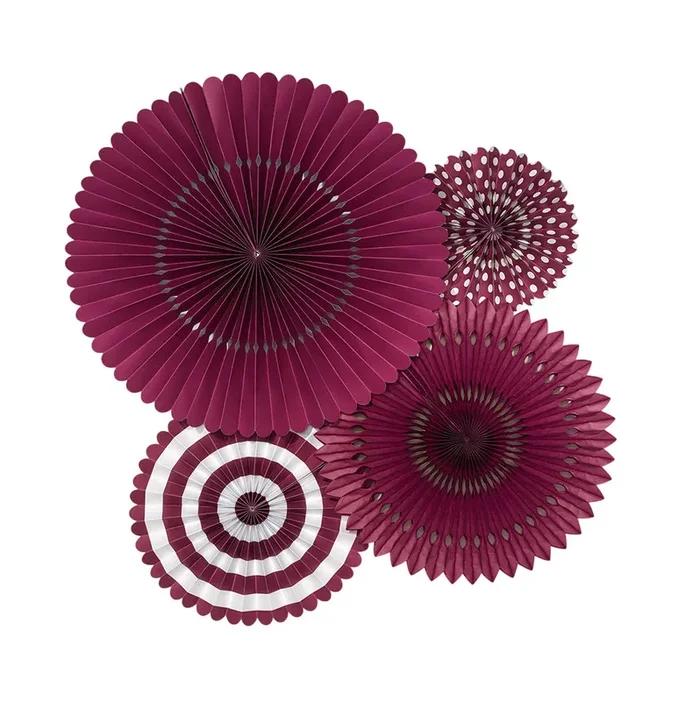 Plum Party Fans
