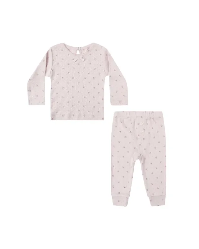 Pointelle Ditsy Set