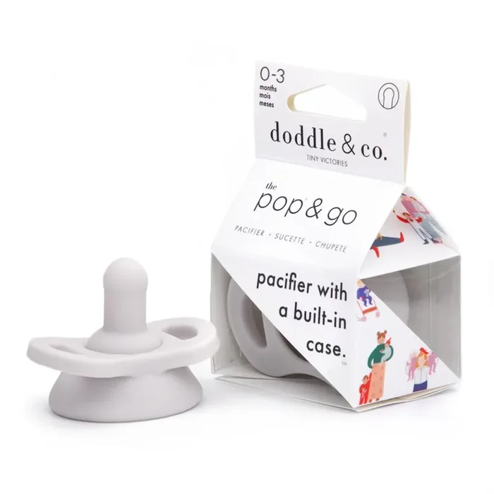 Pop & Go Pacifiers – Grey