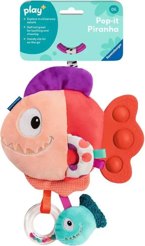 Pop-it Piranha (red)