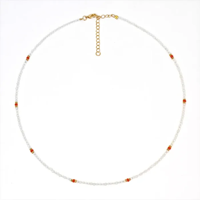 Poppy Acqua Marine Necklace
