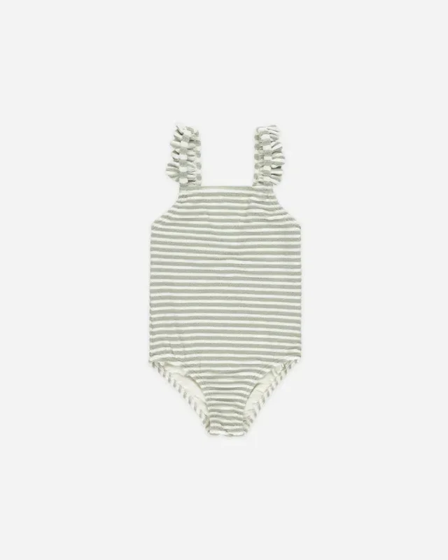 POSITANO ONE- PIECE | SAGE STRIPE